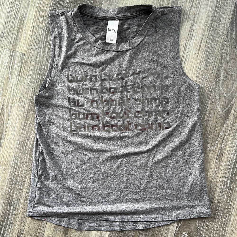 Grey Burn Boot Camp tank size XS